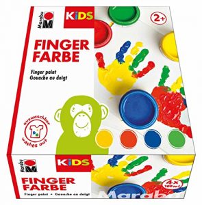 Marabu 0303000000080 - Kids Fingerfarbe Set