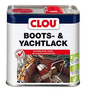 CLOU Boots- & Yachtlack: hochglänzender Lack zur Pflege von Holz