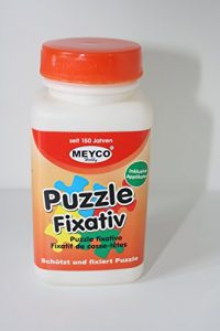 Meyco Hobby Puzzlekleber Fixativ 120 ml - Inkl. Applikator zum Auftragen