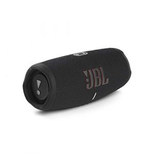JBL Charge 5 Bluetooth-Lautsprecher in Schwarz – Wasserfeste, portable Boombox
