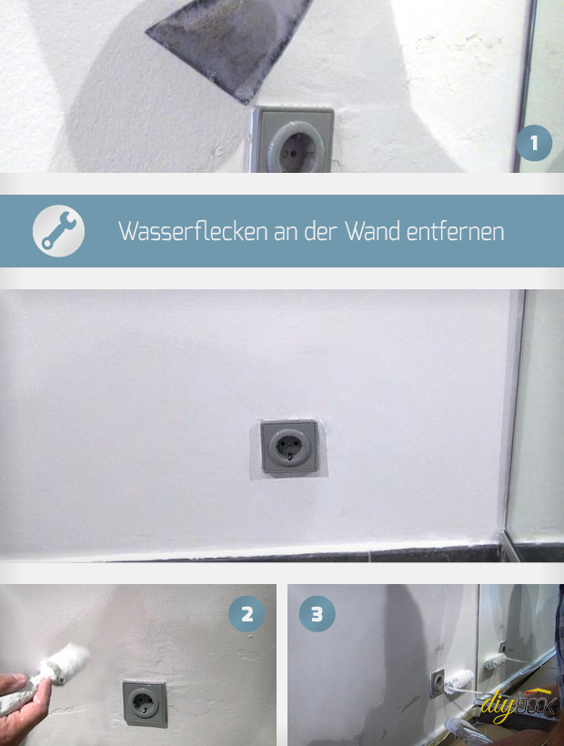 Wie Bekomme Ich Wasserflecken An Der Wand Weg Wasserflecken an der Wand entfernen (Isolieren) - Anleitung und Tipps
