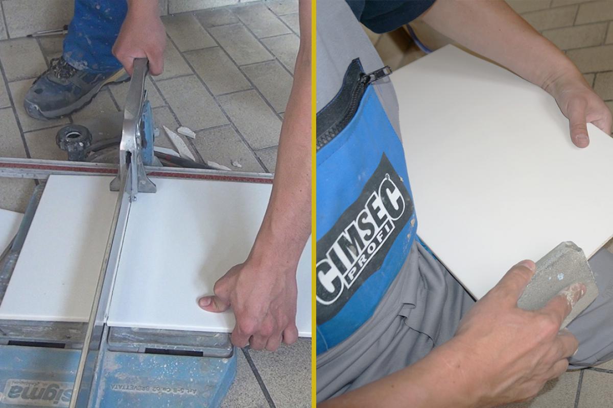 Fliese Auf Fliese Verlegen Das Verfliesen Einer Dusche