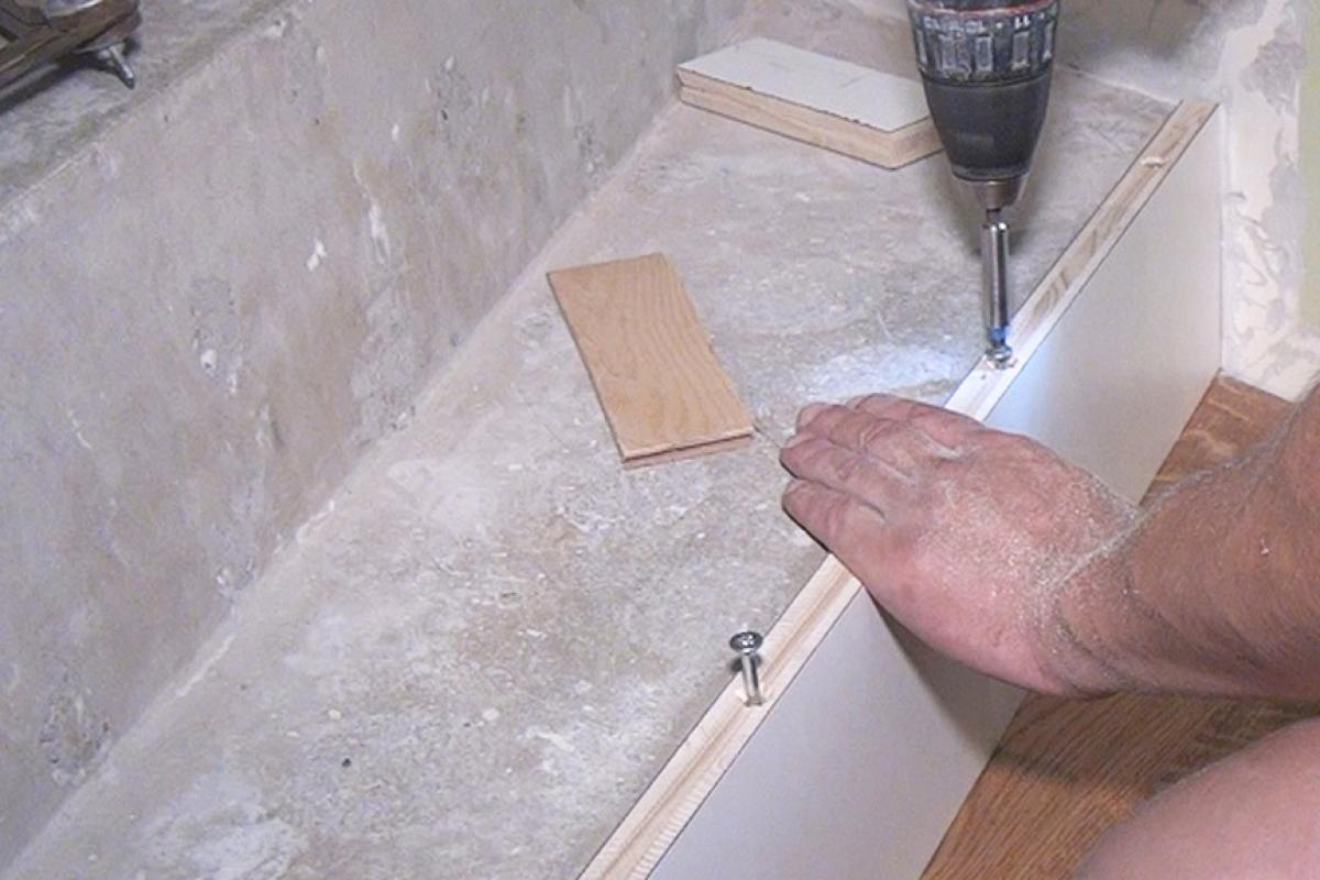 Betontreppe Verkleiden Treppenverkleidung Mit Holz Anleitung Diybook De