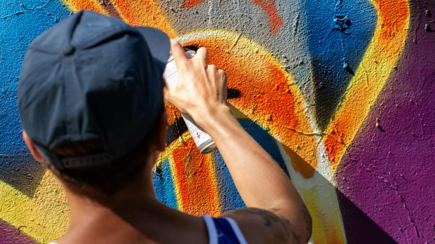 Farben und Formen mit Graffiti