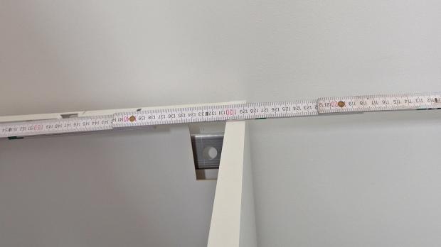 Benötigte Länge der Wandprofile ausmessen