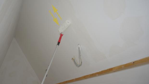 Gipskarton streichen - Trockenbaufarbe im Einsatz - Anleitung ... Gipskarton streichen - Trockenbaufarbe im Einsatz - Anleitung ...