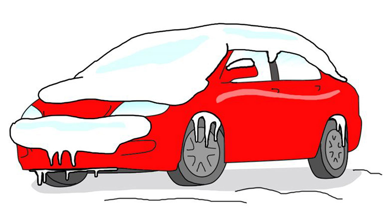 Winterausrüstung Des Autos Lizenzfrei nutzbare SVG, Vektorgrafiken