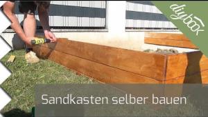 Embedded thumbnail for Sandkasten selber bauen